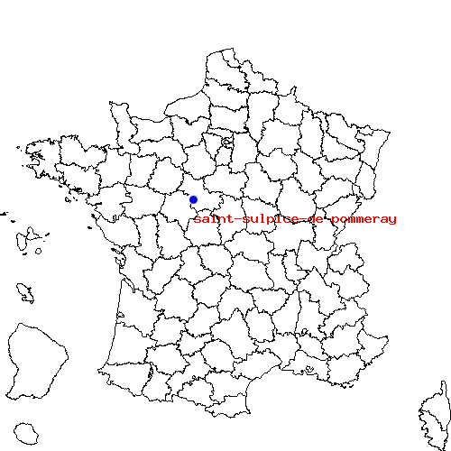 localisation sur le carte de saint-sulpice-de-pommeray 