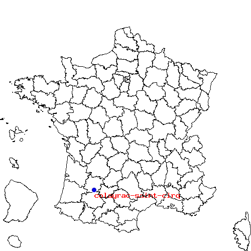 localisation sur le carte de colayrac-saint-cirq 