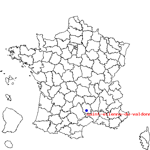 localisation sur le carte de saint-etienne-du-valdonnez 