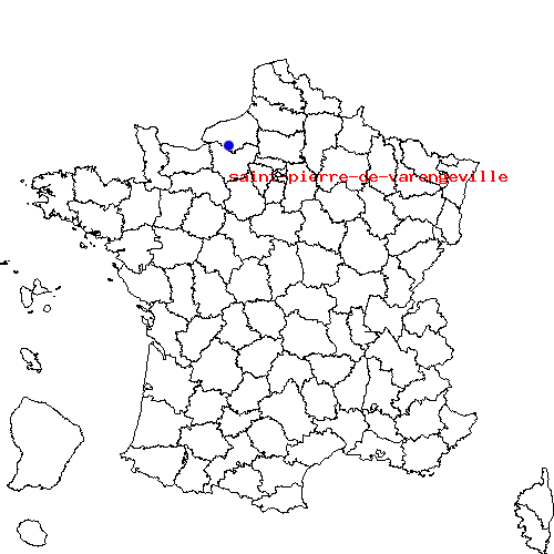 localisation sur le carte de saint-pierre-de-varengeville 