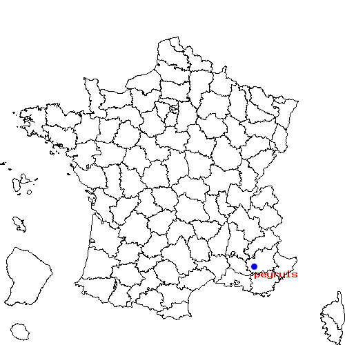 localisation sur le carte de peyruis 