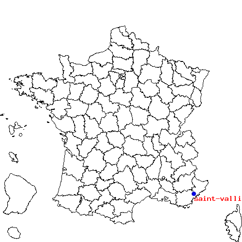 localisation sur le carte de saint-vallier-de-thiey 