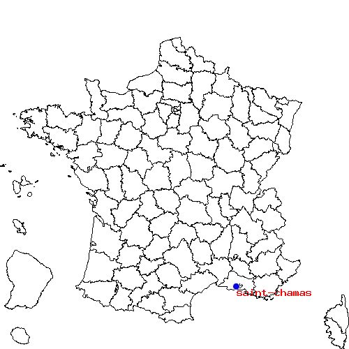 localisation sur le carte de saint-chamas 