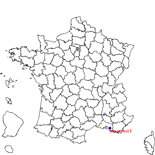 localisation sur le carte de meyreuil 