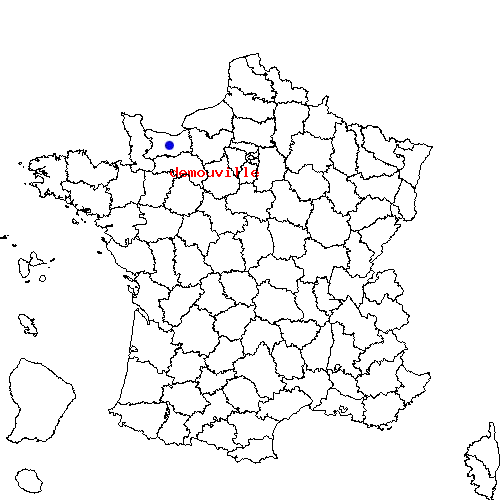 localisation sur le carte de demouville 