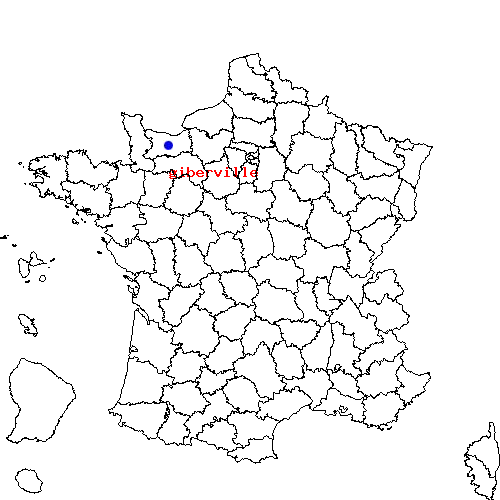 localisation sur le carte de giberville 