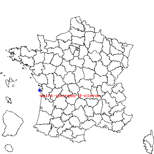 localisation sur le carte de saint-georges-d-oleron 