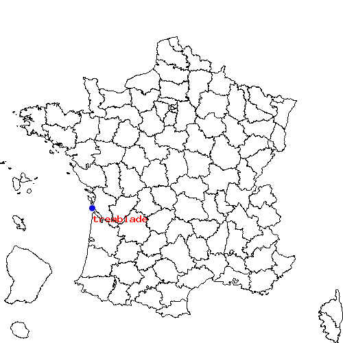 localisation sur le carte de tremblade 