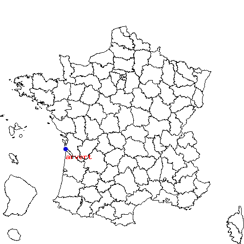 localisation sur le carte de arvert 