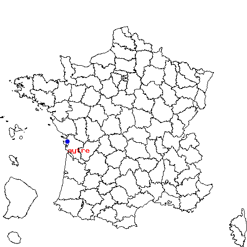 localisation sur le carte de aytre 