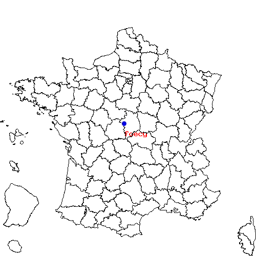 localisation sur le carte de foecy 