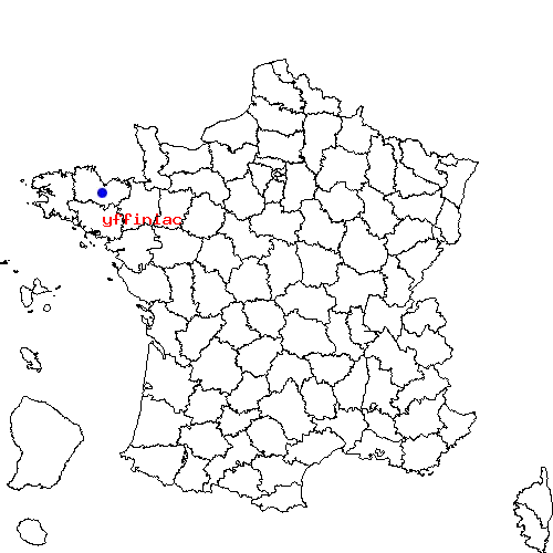 localisation sur le carte de yffiniac 