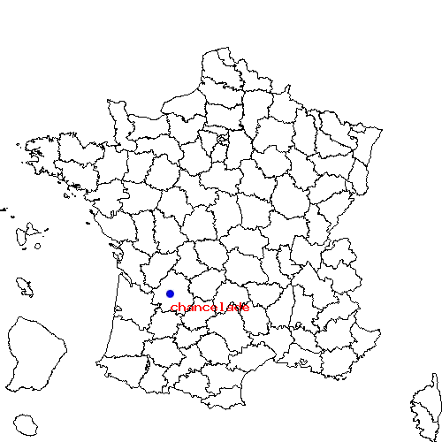 localisation sur le carte de chancelade 