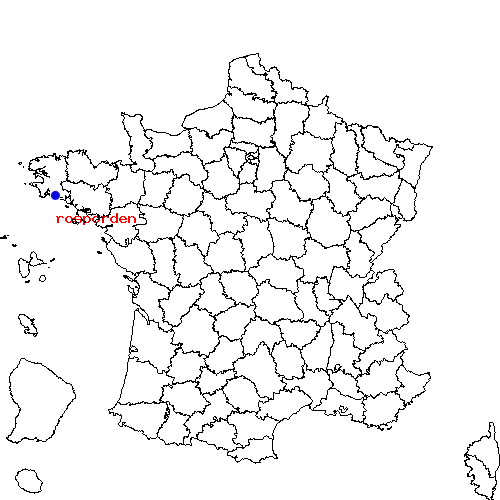 localisation sur le carte de rosporden 