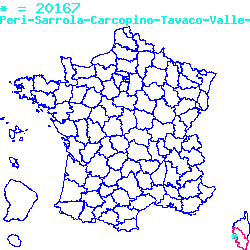 localisation sur le carte de Peri 20167