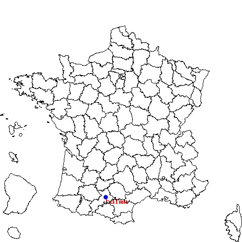 localisation sur le carte de balma 