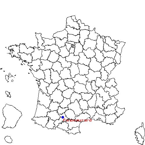 localisation sur le carte de fonbeauzard 