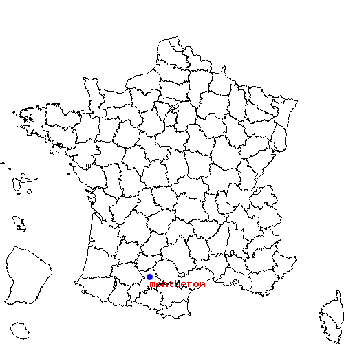 localisation sur le carte de montberon 