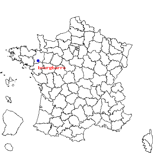 localisation sur le carte de bourgbarre 