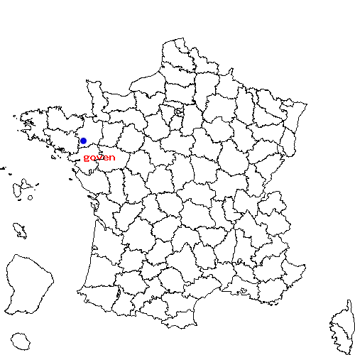 localisation sur le carte de goven 