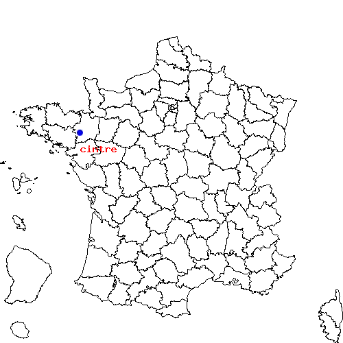 localisation sur le carte de cintre 