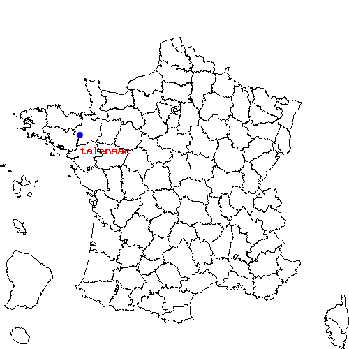 localisation sur le carte de talensac 