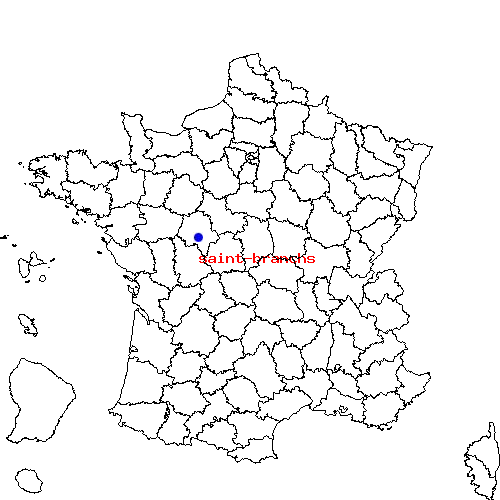 localisation sur le carte de saint-branchs 