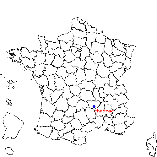 localisation sur le carte de chadrac 