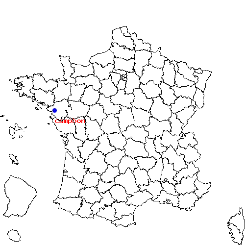 localisation sur le carte de campbon 