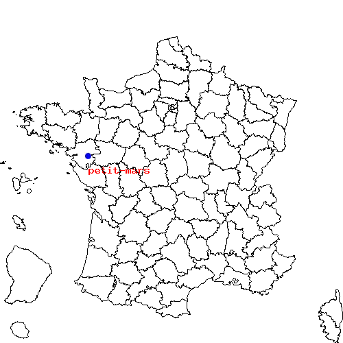 localisation sur le carte de petit-mars 