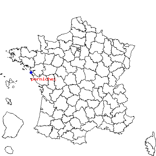 localisation sur le carte de pornichet 