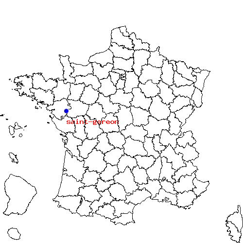 localisation sur le carte de saint-gereon 