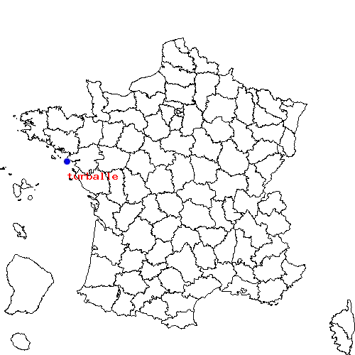 localisation sur le carte de turballe 