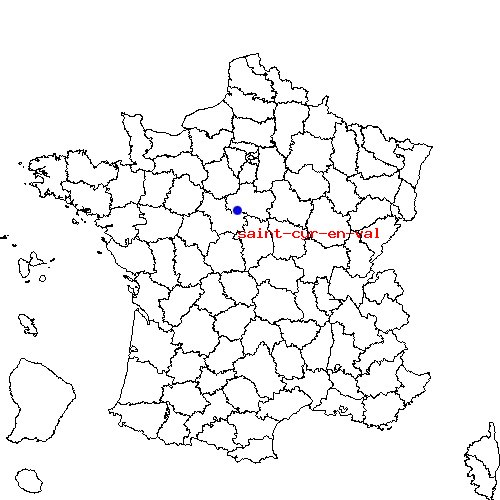 localisation sur le carte de saint-cyr-en-val 