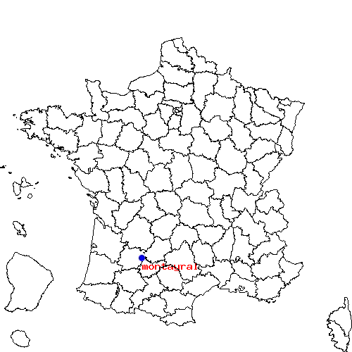 localisation sur le carte de montayral 