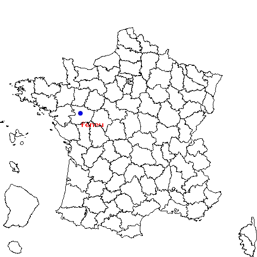 localisation sur le carte de feneu 