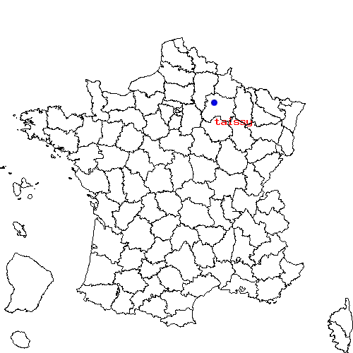 localisation sur le carte de taissy 