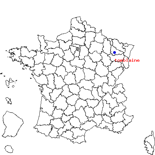 localisation sur le carte de tomblaine 