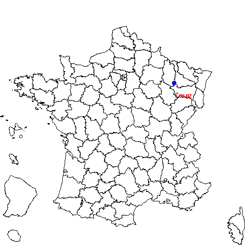 localisation sur le carte de foug 