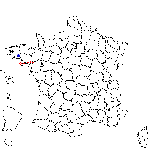 localisation sur le carte de gourin 