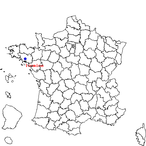 localisation sur le carte de locmine 