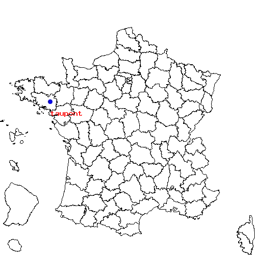 localisation sur le carte de taupont 