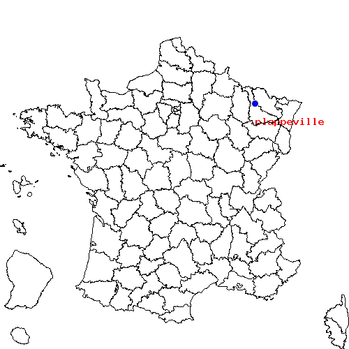 localisation sur le carte de plappeville 