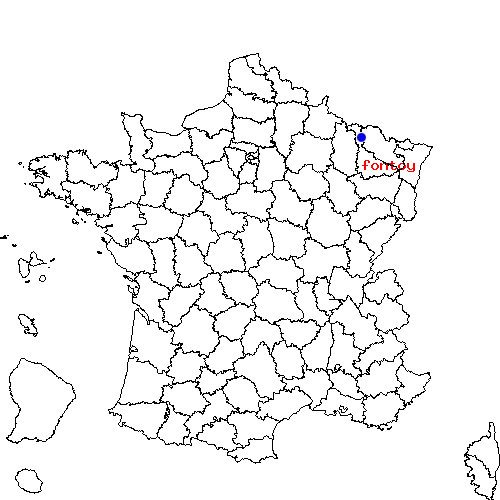 localisation sur le carte de fontoy 