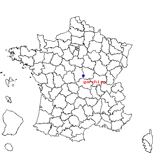 localisation sur le carte de garchizy 