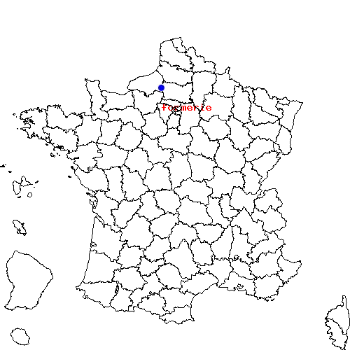localisation sur le carte de formerie 