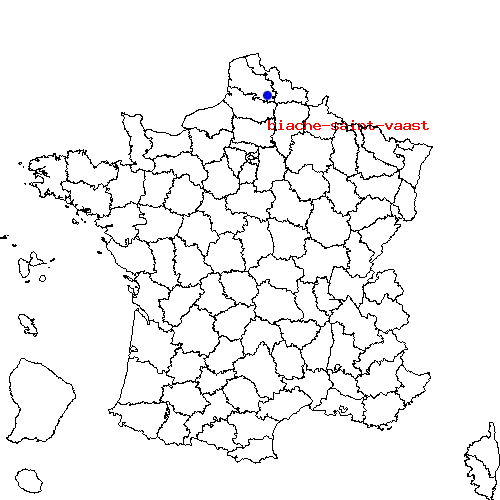 localisation sur le carte de biache-saint-vaast 