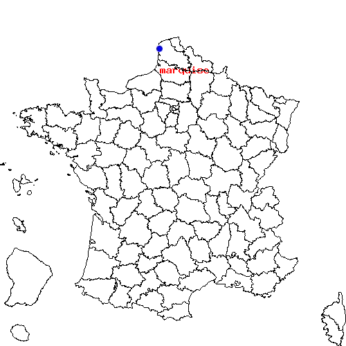 localisation sur le carte de marquise 