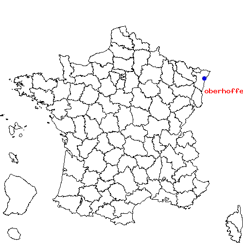 localisation sur le carte de oberhoffen-sur-moder 