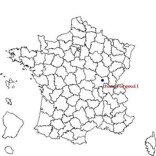 localisation sur le carte de champforgeuil 